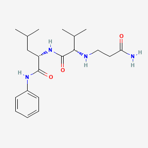 N-(2-Carbamoyl-ethyl)-Val-Leu-anilide