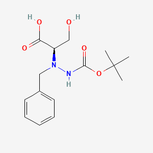 (R)-2-(1-Benzyl-2-boc-hydrazinyl)-3-hydroxypropanoic acid
