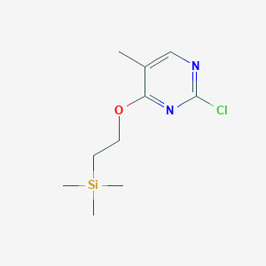 2-Chloro-5-methyl-4-(2-trimethylsilanyl-ethoxy)-pyrimidine