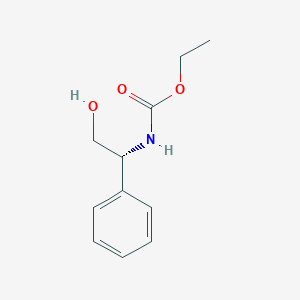 molecular formula C11H15NO3 B1639490 ethyl (1R)-2-hydroxy-1-phenylethylcarbamate 