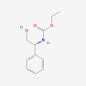 ethyl (1R)-2-hydroxy-1-phenylethylcarbamate