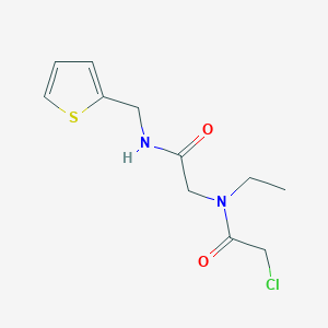 2-chloro-N-ethyl-N-{2-oxo-2-[(thien-2-ylmethyl)amino]ethyl}acetamide