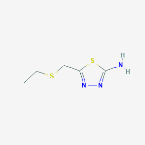 5-[(Ethylsulfanyl)methyl]-1,3,4-thiadiazol-2-amine