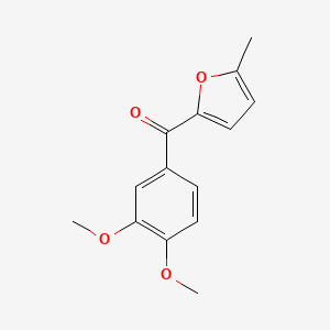 (3,4-Dimethoxyphenyl)(5-methylfuran-2-yl)methanone