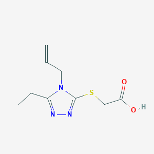 (4-Allyl-5-ethyl-4H-[1,2,4]triazol-3-ylsulfanyl) acetic acid