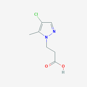 3-(4-chloro-5-methyl-1H-pyrazol-1-yl)propanoic acid