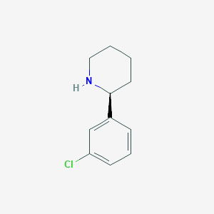 (2S)-2-(3-chlorophenyl)piperidine
