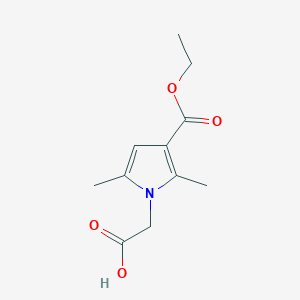 [3-(ethoxycarbonyl)-2,5-dimethyl-1H-pyrrol-1-yl]acetic acid