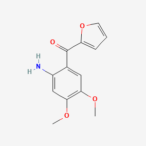 (2-Amino-4,5-dimethoxyphenyl)(furan-2-yl)methanone