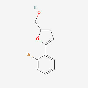 molecular formula C11H9BrO2 B1639581 (5-(2-Bromophenyl)furan-2-yl)methanol 