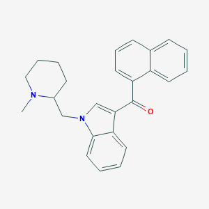 (1-((1-Methylpiperidin-2-yl)methyl)-1H-indol-3-yl)(naphthalen-1-yl)methanone