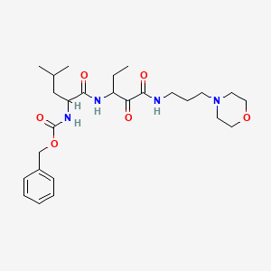 molecular formula C26H40N4O6 B1639616 Z-L-Abu-CONH(CH2)3-morpholine 