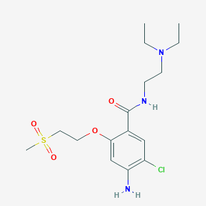 molecular formula C16H26ClN3O4S B163966 Metoclopramide sulfone CAS No. 139339-72-3