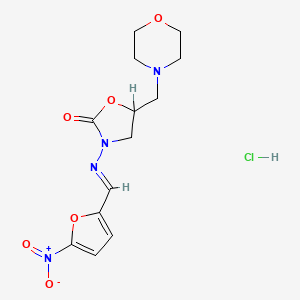 molecular formula C13H17ClN4O6 B1639687 Furaltadone hydrochloride CAS No. 3031-51-4