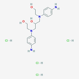 Hydroxypropyl bis(N-hydroxyethyl-p-phenylenediamine) hydrochloride
