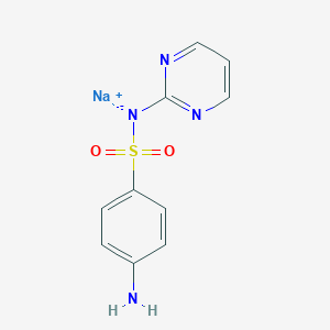 molecular formula C10H10N4NaO2S+ B000164 Sulfadiazine sodium CAS No. 547-32-0