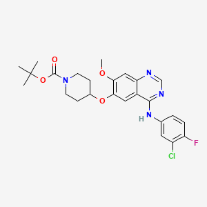 Tert-butyl 4-[4-(3-chloro-4-fluoroanilino)-7-methoxyquinazolin-6-yl]oxypiperidine-1-carboxylate