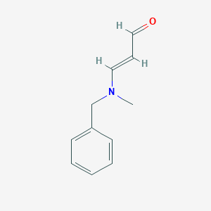 molecular formula C11H13NO B1640094 3-(Methylbenzylamino)acrylaldehyde 