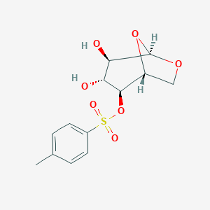 molecular formula C13H16O7S B016401 1,6-脱水-4-O-对甲苯磺酰基-β-D-吡喃葡萄糖 CAS No. 23643-29-0