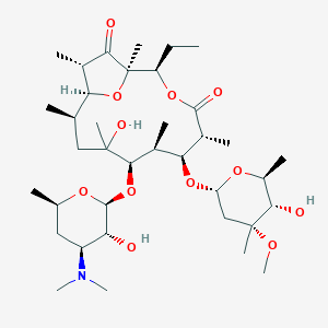molecular formula C37H65NO12 B164011 9-Deoxo-12-deoxy-9,12-epoxyerythromycin CAS No. 134108-11-5