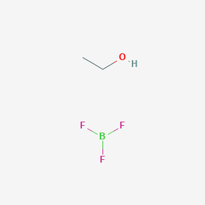 molecular formula C2H6BF3O B1640128 Boron trifluoride ethanol 