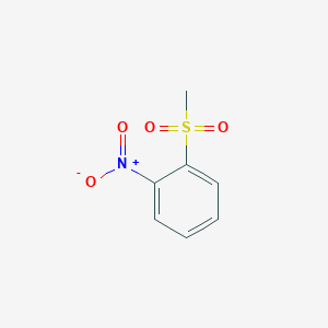 molecular formula C7H7NO4S B1640136 1-(Methylsulfonyl)-2-nitrobenzene CAS No. 2976-34-3