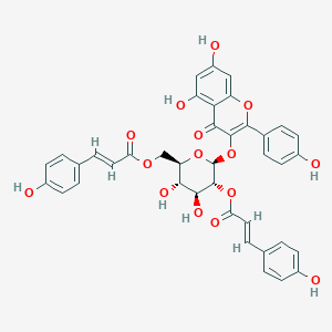 molecular formula C39H32O15 B1640180 Kaempferol-3-O-(2',6'-di-O-trans-p-coumaroyl)-beta-D-glucopyranoside CAS No. 121651-61-4