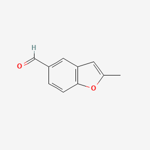 molecular formula C10H8O2 B1640214 2-Methylbenzofuran-5-carbaldehyde 