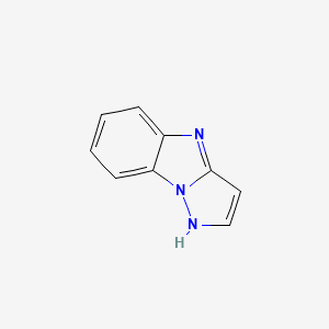 molecular formula C9H7N3 B1640256 4H-Benzo[4,5]imidazo[1,2-b]pyrazole 