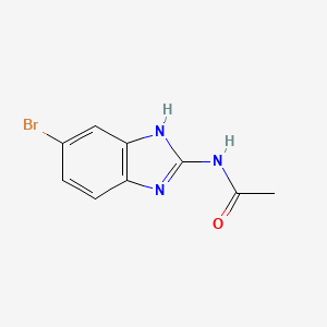 N-(6-bromo-1H-benzimidazol-2-yl)acetamide