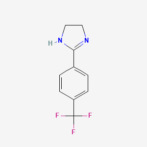 2-[4-(Trifluoromethyl)phenyl]-1-imidazoline