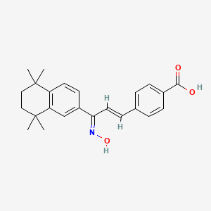 4-[(E,3E)-3-hydroxyimino-3-(5,5,8,8-tetramethyl-6,7-dihydronaphthalen-2-yl)prop-1-enyl]benzoic acid