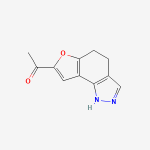 1-(4,5-dihydro-1H-furo[2,3-g]indazol-7-yl)ethanone