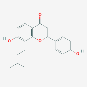 molecular formula C20H20O4 B1640340 Isobavachin 