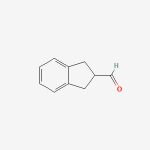 molecular formula C10H10O B1640351 2,3-dihydro-1H-indene-2-carbaldehyde CAS No. 37414-44-1