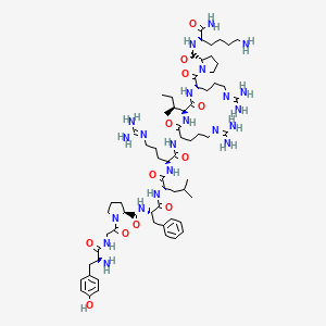 molecular formula C66H108N22O12 B1640372 H-Tyr-Gly-Pro-Phe-Leu-Arg-Arg-Ile-Arg-Pro-Lys-NH2 CAS No. 289636-76-6