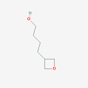 molecular formula C7H14O2 B1640422 4-(Oxetan-3-yl)butan-1-ol 