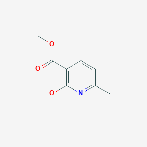 molecular formula C9H11NO3 B1640443 Methyl 2-methoxy-6-methylnicotinate 