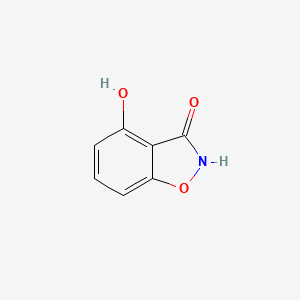 molecular formula C7H5NO3 B1640477 1,2-Benzisoxazol-3(2H)-one,  4-hydroxy- 