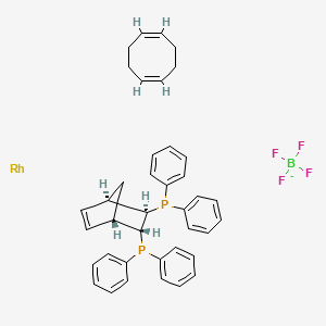 (1Z,5Z)-Cycloocta-1,5-diene;[(1S,2R,3R,4R)-3-diphenylphosphanyl-2-bicyclo[2.2.1]hept-5-enyl]-diphenylphosphane;rhodium;tetrafluoroborate