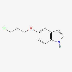molecular formula C11H12ClNO B1640484 5-(3-Chloro-propoxy)-1H-indole 