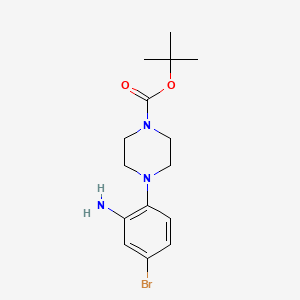 Tert-butyl 4-(2-amino-4-bromophenyl)piperazine-1-carboxylate
