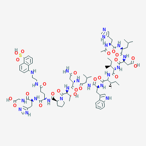 molecular formula C84H117N21O23S B164050 Endothelin converting enzyme substrate CAS No. 133752-35-9