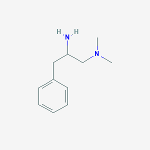 molecular formula C11H18N2 B1640501 (2-Amino-3-phenylpropyl)dimethylamine CAS No. 29802-24-2