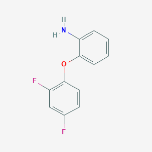 molecular formula C12H9F2NO B1640524 2-(2,4-Difluorophenoxy)aniline 