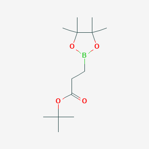tert-Butyl 3-(4,4,5,5-tetramethyl-1,3,2-dioxaborolan-2-yl)propanoate