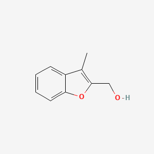 molecular formula C10H10O2 B1640546 (3-Methyl-1-benzofuran-2-yl)methanol CAS No. 55581-62-9