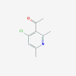 1-(4-Chloro-2,6-dimethylpyridin-3-yl)ethan-1-one