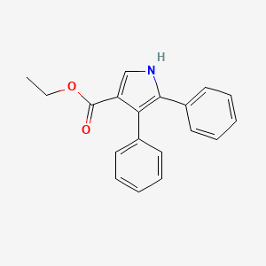 molecular formula C19H17NO2 B1640557 Ethyl 4,5-diphenyl-1H-pyrrole-3-carboxylate 