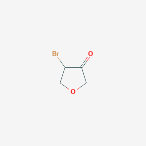 molecular formula C4H5BrO2 B1640563 4-Bromo-dihydro-furan-3-one 